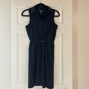 NIC+ZOE Black Collared Dress